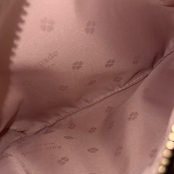 Kate Spade Polly Leather Crossbody Bag Cherrywood - Picture 3 of 5